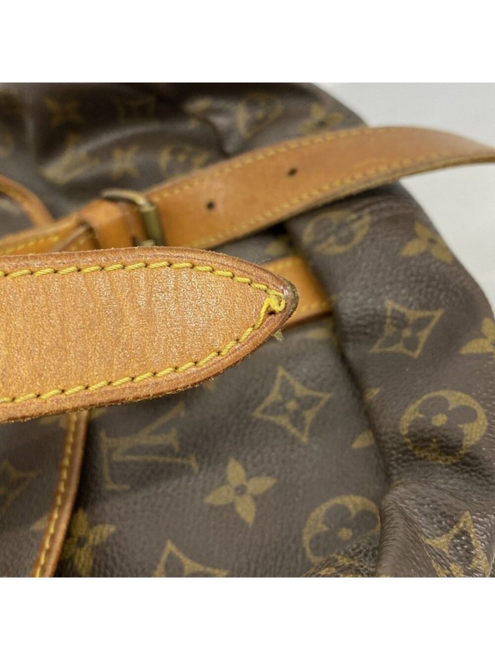Louis Vuitton Shoulder Bag Monogram Saumur 35 Brown - Picture 9 of 10